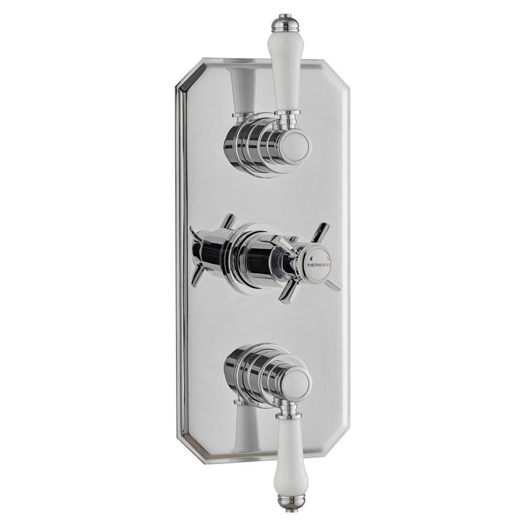 Concealed Triple Thermostatic Shower Mixer Valve With Two Way Diverter
